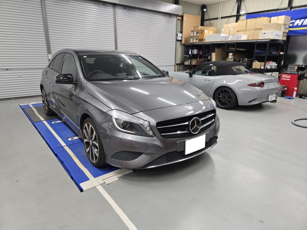車検を終えたメルセデス・ベンツ